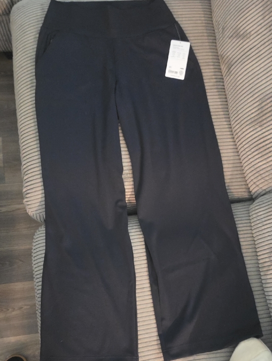 Athleta Pants - Athleta Black Venise Wide-Leg Active Pants - Zipper Pocket